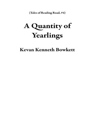 cover image of A Quantity of Yearlings